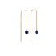 Sapphire Threader 925 Sterling Silver Earrings Sapphire Threader 925 Sterling Silver Earrings