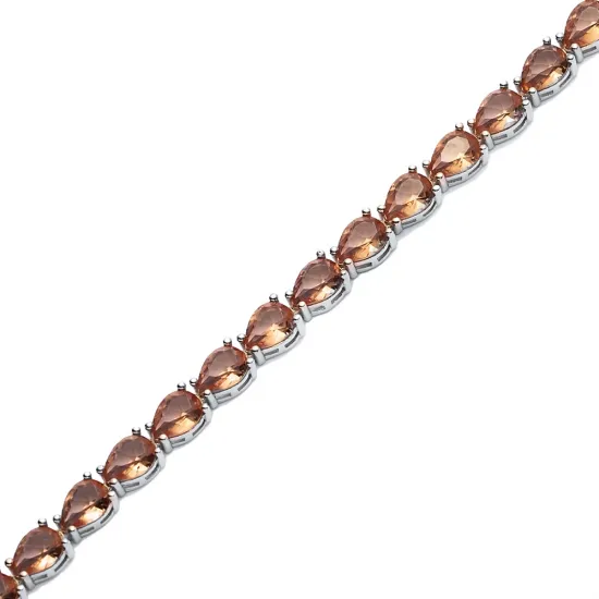5mm Pear Zultanite Tennis 925 Sterling Silver Bracelet 5mm Pear Zultanite Tennis 925 Sterling Silver Bracelet