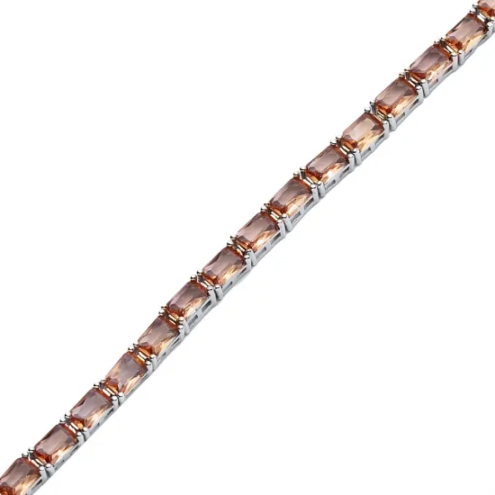 Zultanite Rectangle Tennis 925 Sterling Silver Bracelet Zultanite Rectangle Tennis 925 Sterling Silver Bracelet