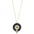 Turkish Evil Eye Hamsa 925 Sterling Silver Necklace