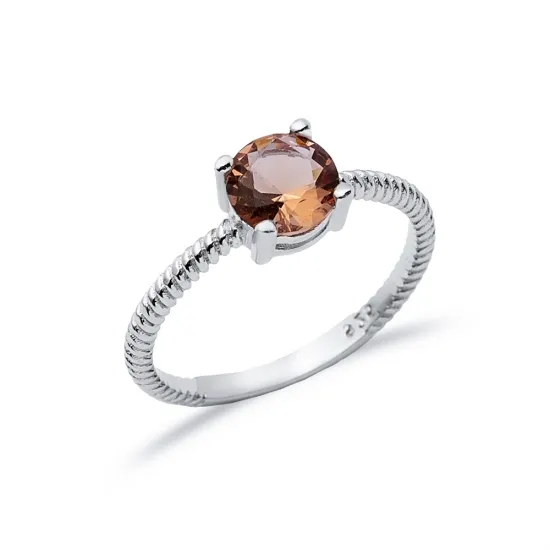 Round Zultanite 925 Sterling Silver Ring