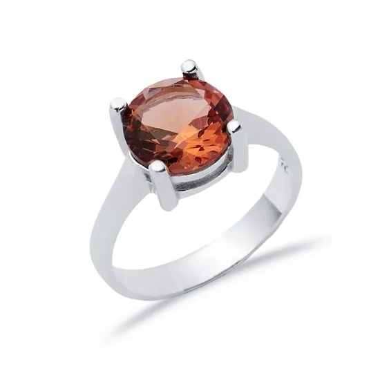 10mm Round Zultanite 925 Sterling Silver Ring | 925 Sterling Silver Wholesale | Sade Silver 10mm Round Zultanite 925 Sterling Silver Ring - Sade 925 Silver Jewelry