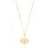 925 Sterling Silver Evil Eye Shape Necklace