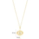 925 Sterling Silver Evil Eye Shape Necklace - Sade 925 Silver Jewelry