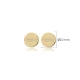 CZ Round Earrings in 925 Sterling Silver