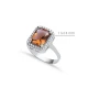 925 Sterling Silver Rectangle Zultanite Ring | 925 Sterling Silver Wholesale | Sade Silver 925 Sterling Silver Rectangle Zultanite Ring - Sade 925 Silver Jewelry
