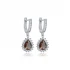 CZ Pear Zultanite Dangle 925 Sterling Silver Earrings