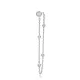 CZ Ball Chain Single 925 Sterling Silver Earrings | 925 Sterling Silver Wholesale | Sade Silver CZ Ball Chain Single 925 Sterling Silver Earrings - Sade 925 Silver Jewelry