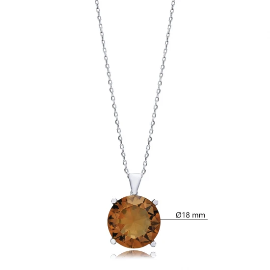 18mm Round Zultanite 925 Sterling Silver Necklace 18mm Round Zultanite 925 Sterling Silver Necklace