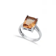 10 X 12mm Rectangle Shape Zultanite 925 Silver Ring