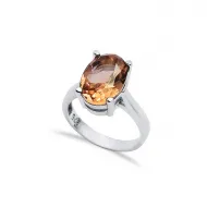 10 X 14mm Oval Shape Zultanite 925 Sterling Silver Ring