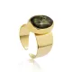 Moss Agate Stone Oval 925 Adjustable Ring Moss Agate Stone Oval 925 Adjustable Ring