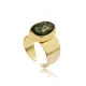 Moss Agate Stone Oval 925 Adjustable Ring Moss Agate Stone Oval 925 Adjustable Ring