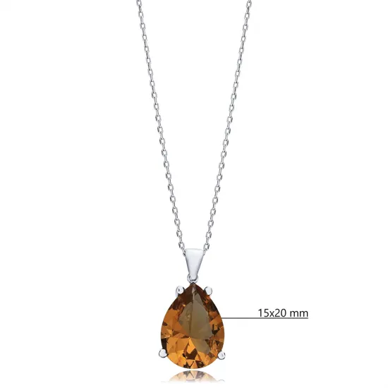15 X 20mm Pear Zultanite 925 Sterling Silver Necklace 15 X 20mm Pear Zultanite 925 Sterling Silver Necklace