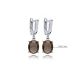 10 X 12mm Oval Zultanite Dangle 925 Silver Earrings 10 X 12mm Oval Zultanite Dangle 925 Silver Earrings