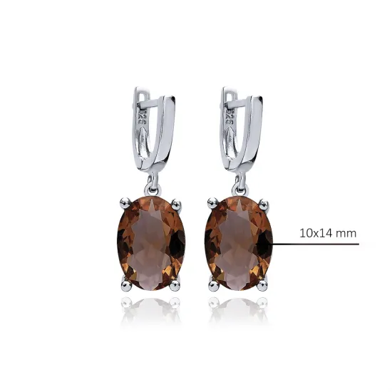 10x14 mm Oval Zultanite Dangle Earrings 10x14 mm Oval Zultanite Dangle Earrings