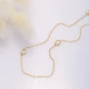 Almond CZ 80 Cm 925 Sterling Silver Necklace | 925 Sterling Silver Wholesale | Sade Silver Almond CZ 80 Cm 925 Sterling Silver Necklace - Sade 925 Silver Jewelry