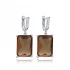 14 X 18mm Baguette Zultanite Dangle 925 Silver Earrings