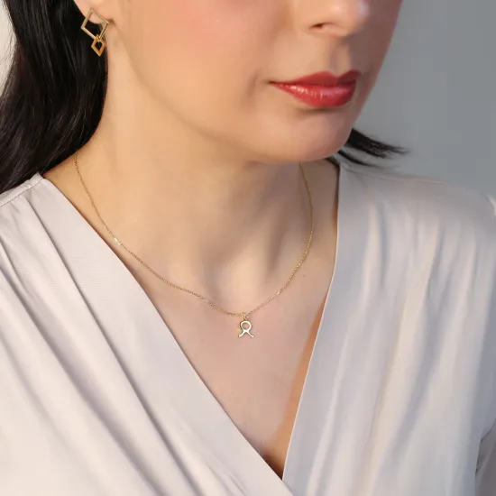 Taurus Zodiac Sign Plain 925 Sterling Silver Necklace