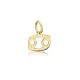 Cancer Zodiac Sign Plain Horoscope 925 Silver Necklace