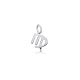 Virgo Zodiac Sign Plain Horoscope 925 Silver Necklace