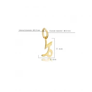Capricorn Zodiac Sign Plain Horoscope Silver Necklace