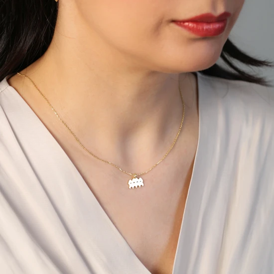 Aquarius Zodiac Sign Plain Horoscope Silver Necklace Aquarius Zodiac Sign Plain Horoscope Silver Necklace