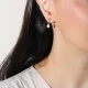 Pearl Ball Long 925 Sterling Silver Earrings