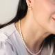 Pearl Ball Long 925 Sterling Silver Earrings