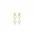 Pearl Ball Long 925 Sterling Silver Earrings