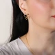 Square Plain 925 Sterling Silver Earrings