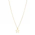 Simple Star Plain 925 Sterling Silver Necklace