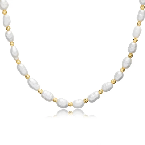 Turkish Pearl Ball 925 Sterling Silver Necklace Turkish Pearl Ball 925 Sterling Silver Necklace