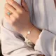 Plain Butterfly Design Silver Charm Bracelet