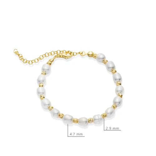 Freshwater Pearl Ball 925 Sterling Silver Bracelet Freshwater Pearl Ball 925 Sterling Silver Bracelet