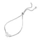 Plain Butterfly Adjustable 925 Sterling Silver Bracelet - Sade 925 Silver Jewelry