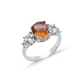 8 X 10mm Cluster Oval Zultanite CZ Sterling Silver Ring 8 X 10mm Cluster Oval Zultanite CZ Sterling Silver Ring