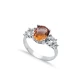 8 X 10mm Cluster Oval Zultanite CZ Sterling Silver Ring 8 X 10mm Cluster Oval Zultanite CZ Sterling Silver Ring