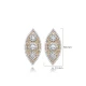 Turkish CZ Evil Eye 925 Sterling Silver Earrings