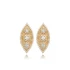 Turkish CZ Evil Eye 925 Sterling Silver Earrings