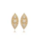 Turkish CZ Evil Eye 925 Sterling Silver Earrings