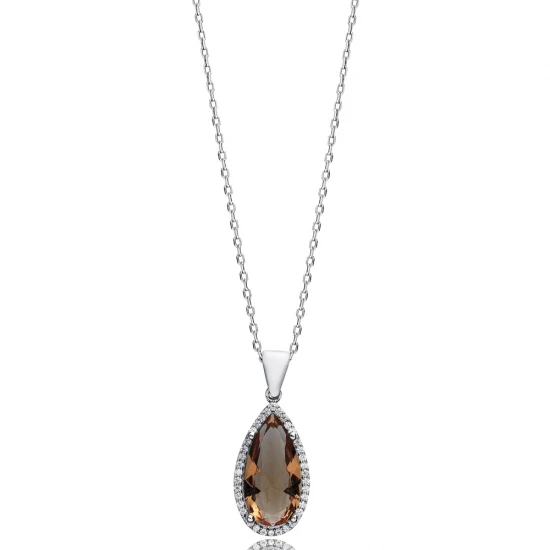 Pear 14 X 24mm Zultanite 925 Sterling Silver Necklace Pear 14 X 24mm Zultanite 925 Sterling Silver Necklace