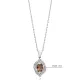 Dainty Oval Zultanite Silver Charm Necklace Dainty Oval Zultanite Silver Charm Necklace