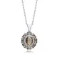Oval Elegant Zultanite Silver Charm Necklace Oval Elegant Zultanite Silver Charm Necklace