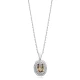 17 X 21mm Oval Shape Zultanite Sterling Silver Necklace - Sade 925 Silver Jewelry