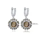 Round Dangle Zultanite 925 Sterling Silver Earrings Round Dangle Zultanite 925 Sterling Silver Earrings
