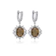 Stony Oval Shape Cluster Zultanite 925 Silver Earrings Stony Oval Shape Cluster Zultanite 925 Silver Earrings