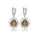 Pentagon Stony Dainty Cluster Zultanite Earrings Pentagon Stony Dainty Cluster Zultanite Earrings