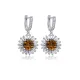 Round Baguette Stony Cluster Zultanite Earrings Round Baguette Stony Cluster Zultanite Earrings