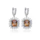 Trendy Baguette Stony Cluster Zultanite Earrings Trendy Baguette Stony Cluster Zultanite Earrings